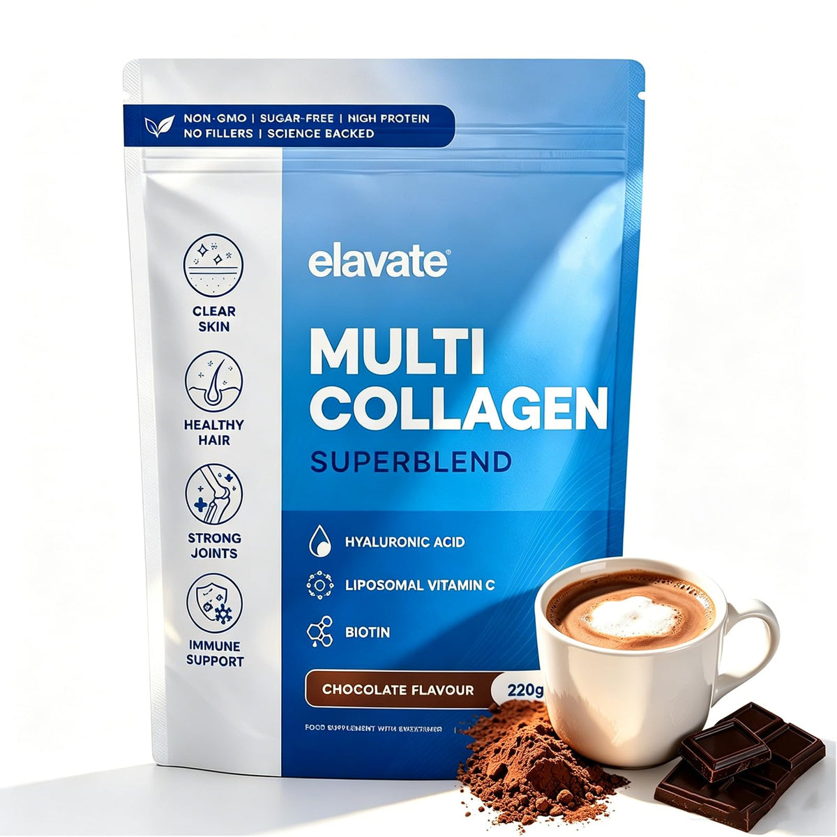 Renovia Oil Multi Collagen Superblend 10 090mg packaging front view