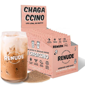 Renude Chagaccino poudre de champignon Chaga 500mg avant