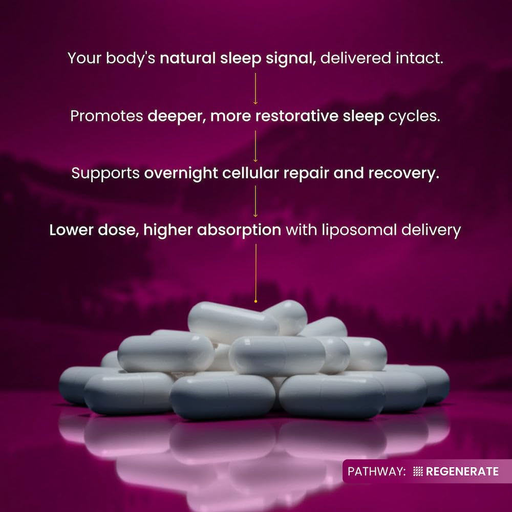 Renue By Science Mélatonine Liposomale 90 Capsules avec étiquette