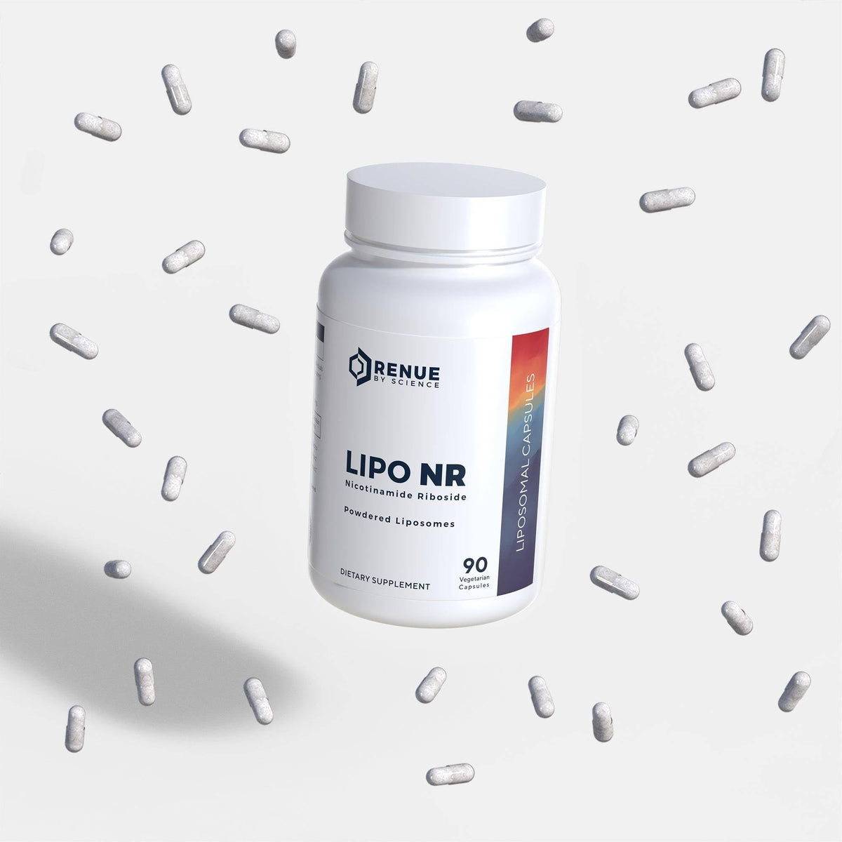 Renue By Science Nicotinamide Riboside 300mg étiquette nutritionnelle