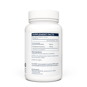 Renue By Science NMN capsules SLC ouvertes montrant le contenu