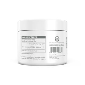 Renue By Science Poudre de Resvératrol Pur 100g emballage