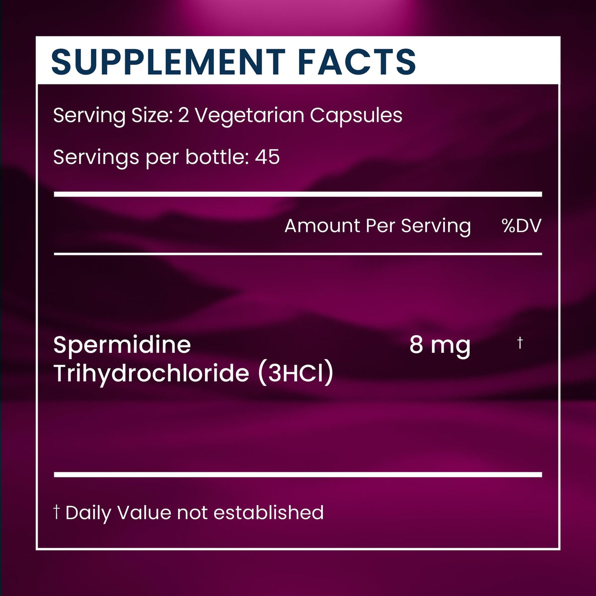 Renue By Science Spermidine capsules avec bouteille