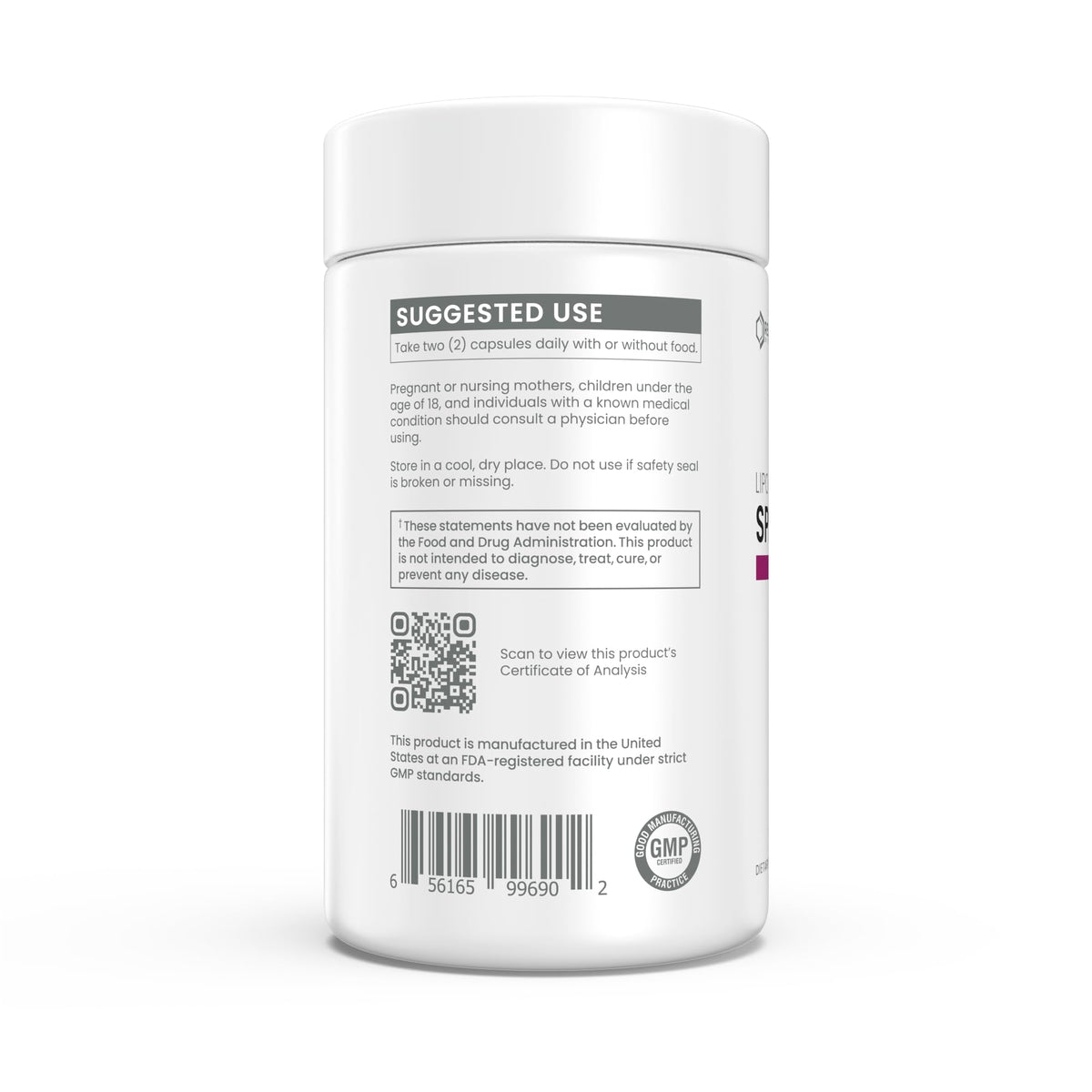 Renue By Science Spermidine capsules avec étiquette