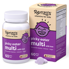 Renzo's multivitamines pour enfants 60 comprimés en boîte
