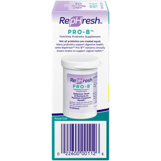 Rephresh Pro-B capsules en gros plan