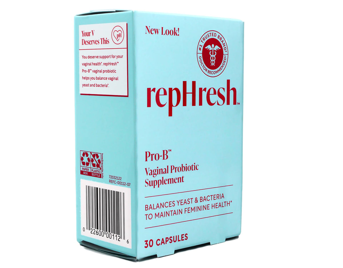 Rephresh Pro-B capsules sur table