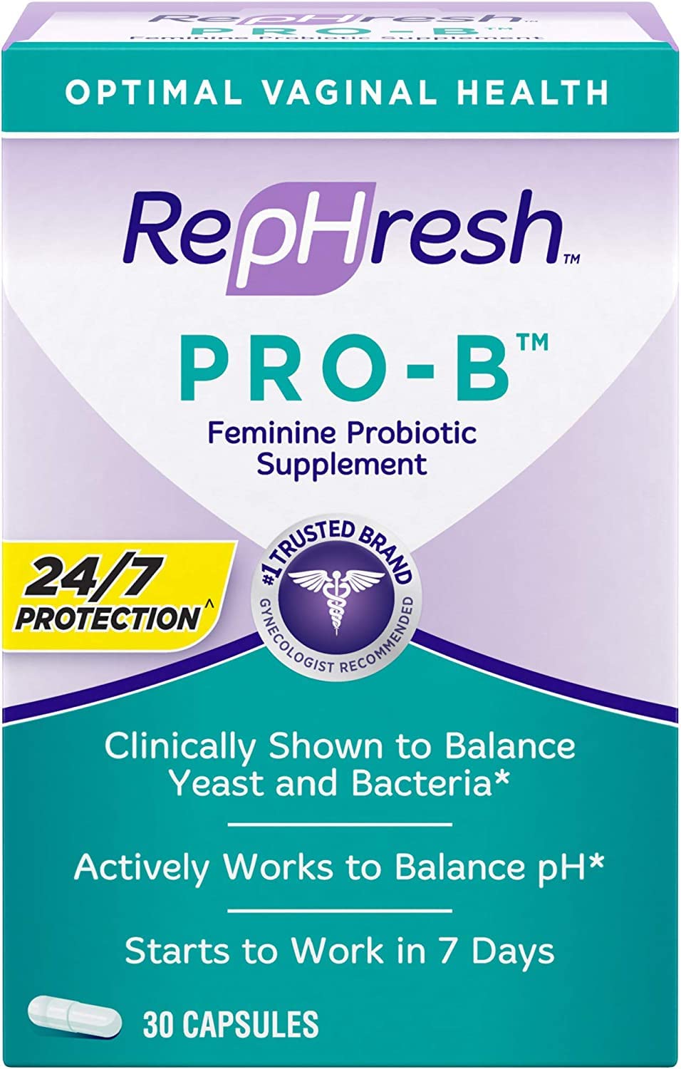 Rephresh Pro-B complément alimentaire 30 capsules avant