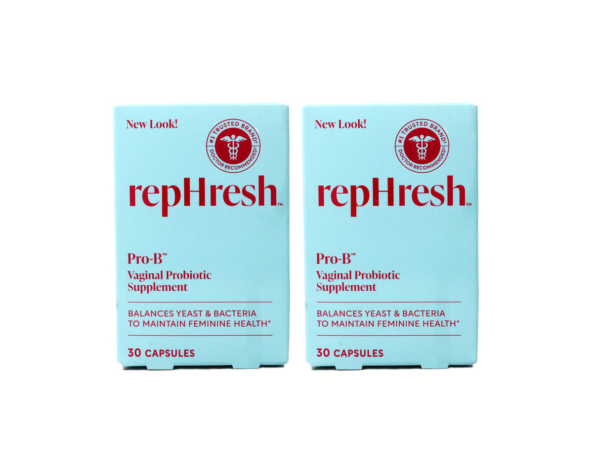 Rephresh Pro-B complément probiotique vaginal 30 capsules vue avant