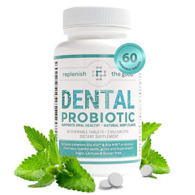 Replenish the Good Probiotique dentaire 60 comprimés à mâcher, emballage avant