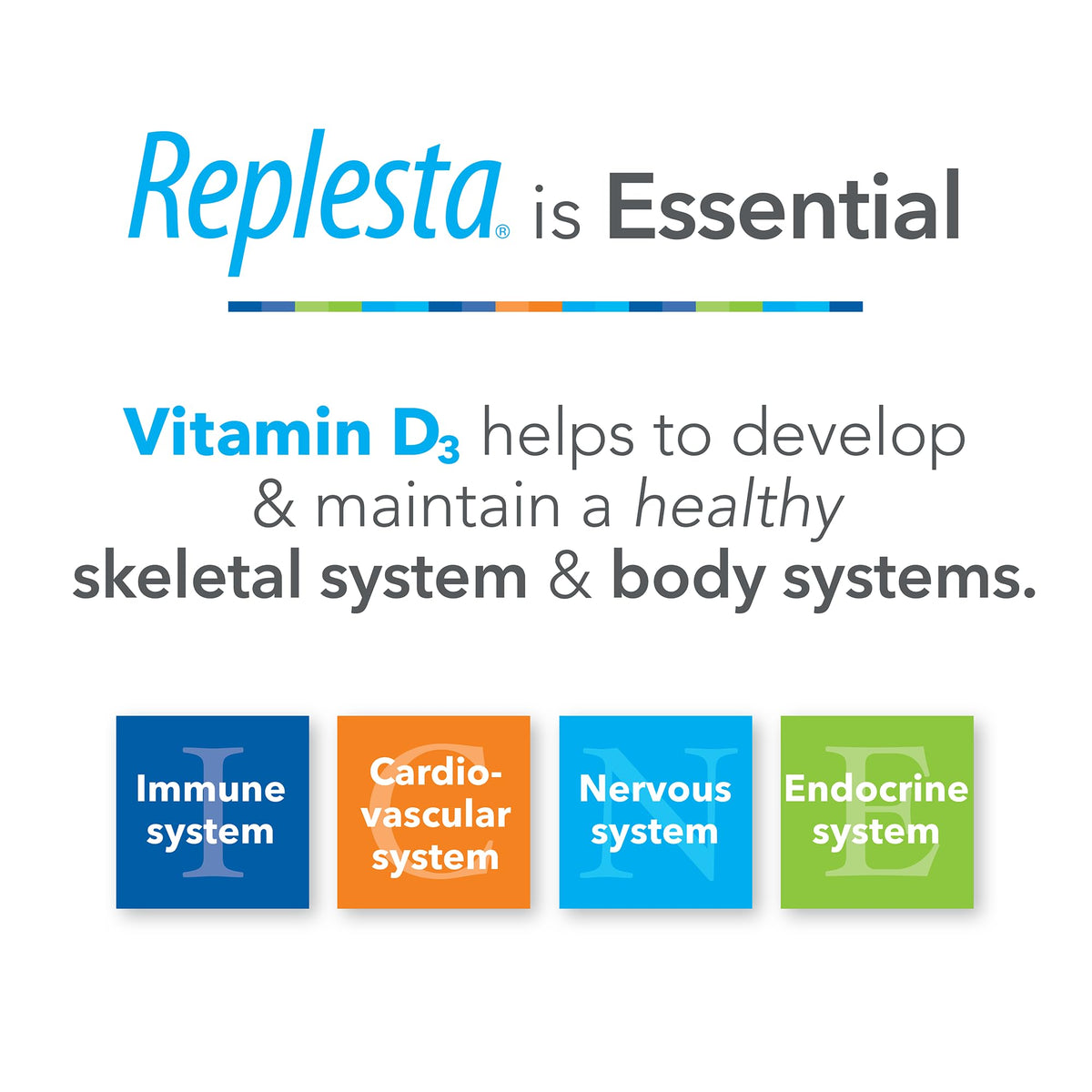 Replesta avec informations nutritionnelles sur l'emballage