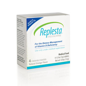Replesta pastille à croquer Vitamine D3 50 000 IU vue de face