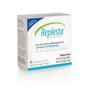 Replesta Vitamine D3 50 000 UI pastille orange à croquer
