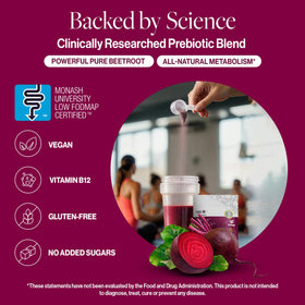 ResBiotic resG Prebeet Boisson Prébiotique 560g sur une table