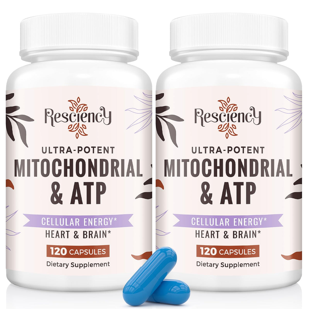 Resciency compléments alimentaires mitochondriaux 240 capsules vue avant