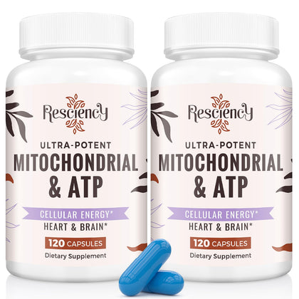 Resciency compléments alimentaires mitochondriaux 240 capsules vue avant