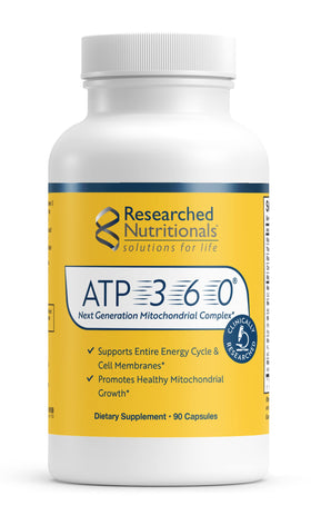 Researched Nutritionals ATP 360 complément alimentaire 90 capsules vue de face