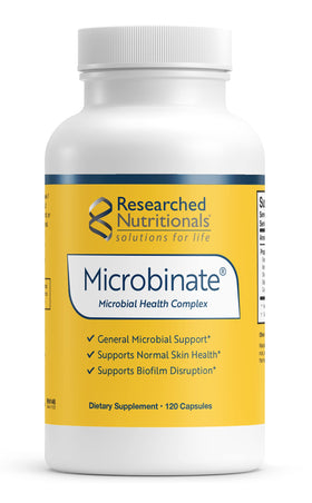 Researched Nutritionals Microbinate 120 capsules vue avant