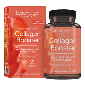 Reserveage Nutrition Collagen support 120 capsules front view