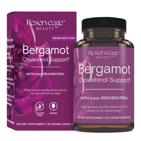Reserveage Nutrition Complément Bergamot Cholesterol 30 Capsules vue de face