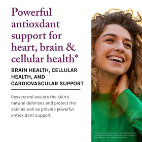 Reserveage Nutrition Resveratrol Plus+ 500 mg format et dosage