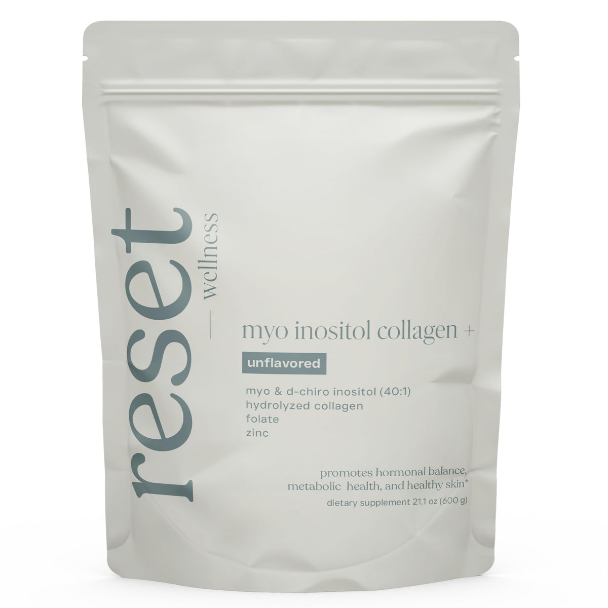 reset wellness Collagène MYO INOSITOL 600 g Non Aromatisé, vue de face