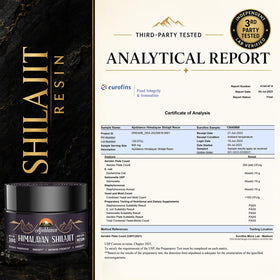 Résine de shilajit Ajoblanco avec herbes ayurvédiques