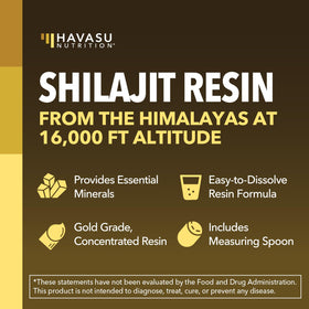 Résine de Shilajit avec cacao et beurre de noix