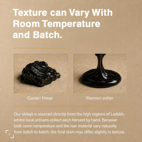 Résine de shilajit Himalayen bio Essencraft avec une tasse d'eau chaude