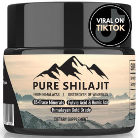 Résine de Shilajit Himalayen PURE HEALTH MAX 30g vue de face