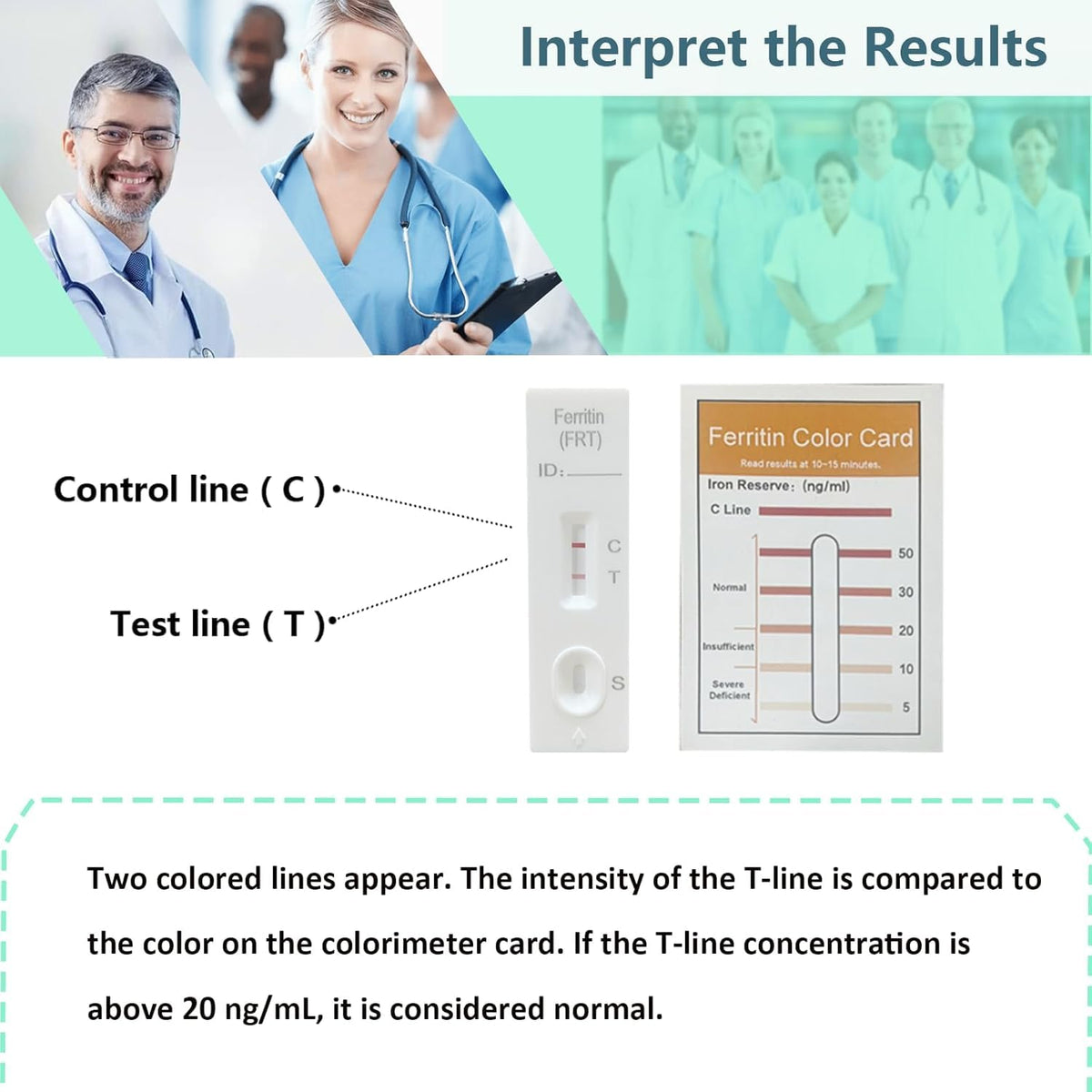 Résultat du test de fer avec le kit EBAZRIKM