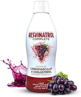 Resvinatrol Complete complément liquide de resvératrol 32 oz vue avant