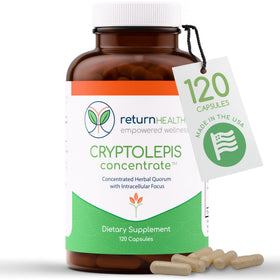 Return Healthy Concentré de Cryptolepis 120 capsules végétariennes vue de face
