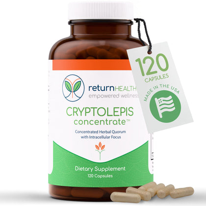 Return Healthy Concentré de Cryptolepis 120 capsules végétariennes vue de face