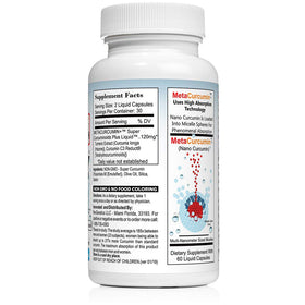 REVGENETICS MetaCurcumin capsules liquides ouvertes