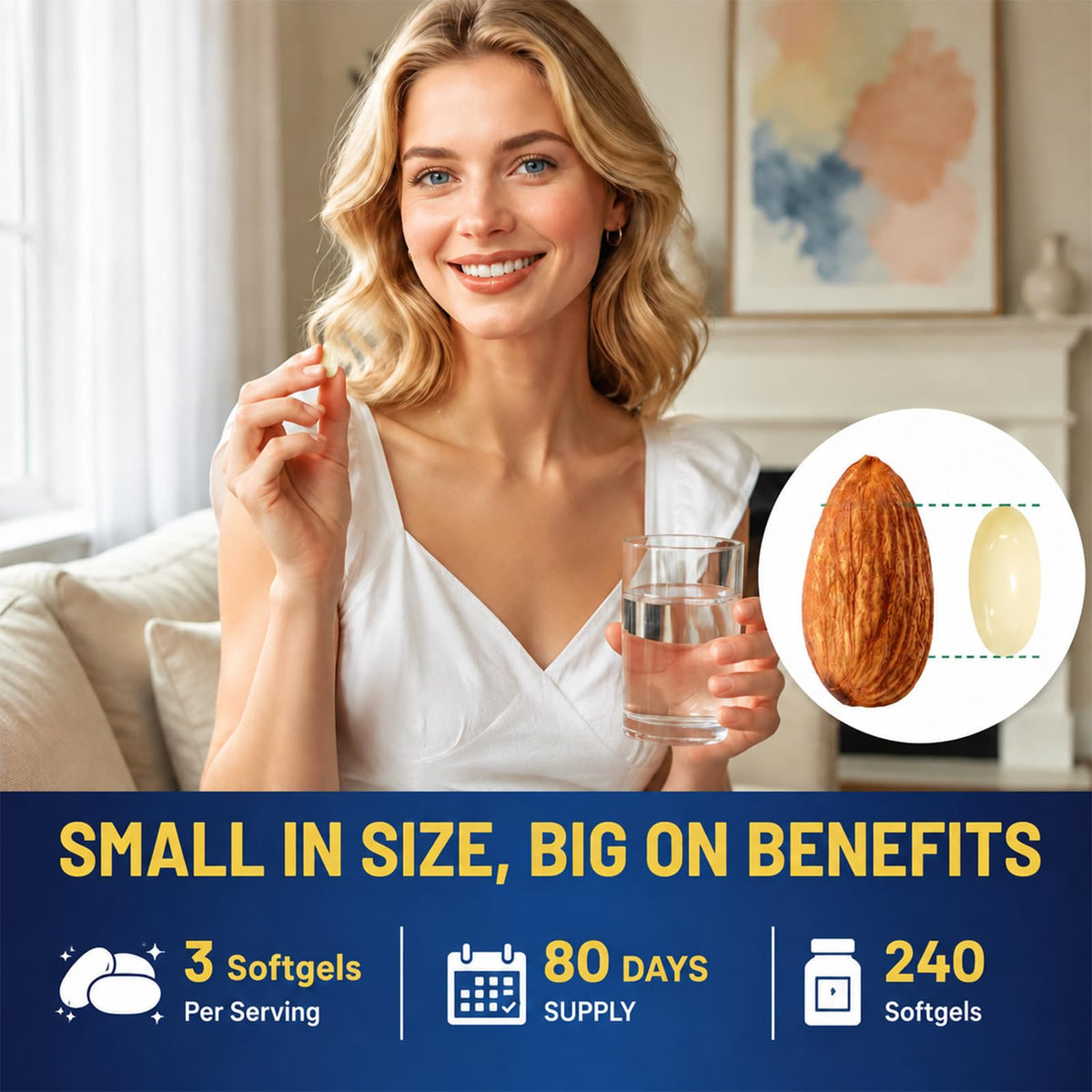 ReviNutra B1 Benfotiamine avec informations nutritionnelles