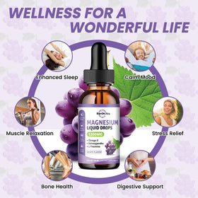 ReviNutra Complexe de Magnésium Liquide 1300mg détails des ingrédients