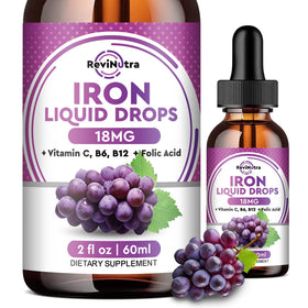 ReviNutra Fer Liquide 150g bouteille vue de face