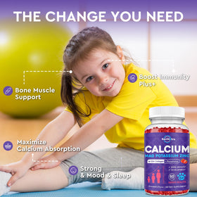 ReviNutra Gummies Calcium 600mg 120 pièces en main