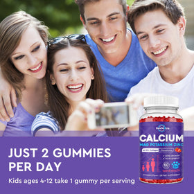 ReviNutra Gummies Calcium 600mg 120 pièces vue de côté