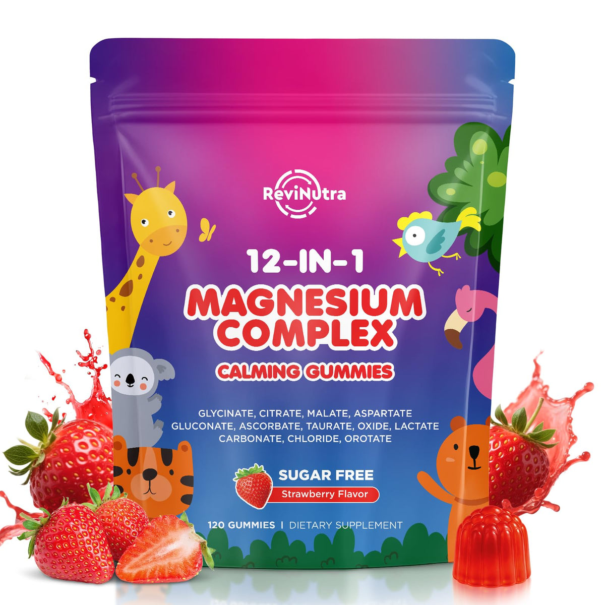 ReviNutra Gummies Magnésium 700mg boîte vue de face