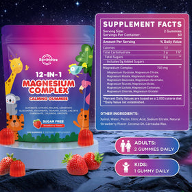 ReviNutra Gummies Magnésium 700mg fraise