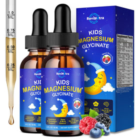 ReviNutra Magnésium Glycinate Liquide 2 Pack vue avant avec étiquette