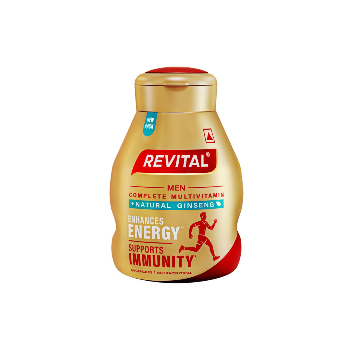 Revital 60 Capsules vue avant avec étiquette claire