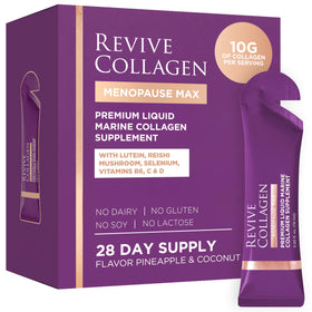 Revive Collagen Menopause Max sachets avec goût ananas et noix de coco