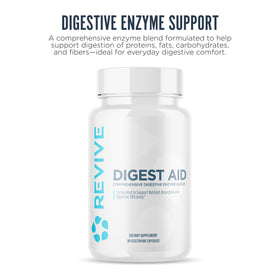 Revive Complément Alimentaire Multi-Enzymes 90 Capsules étiquette