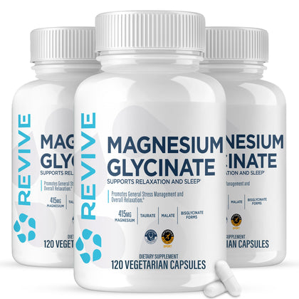 Revive Glycinate de Magnésium Pur 200mg, emballage avant
