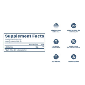 Revive L-Glutamine Poudre 372g sur une table