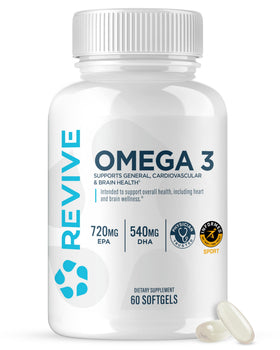 Revive Omega 3 120 gélules vue de face avec étiquette