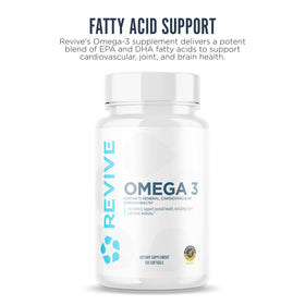 Revive Omega 3 gélules avec un fond naturel